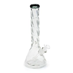 BONG DE CRISTAL 37CM BEAKER ICE TWISTER
