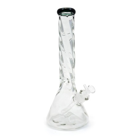 BONG DE CRISTAL 37CM BEAKER ICE TWISTER