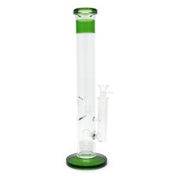 BONG DE CRISTAL 40CM CYLINDER ICE CON PERCOLADOR *