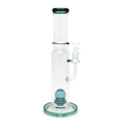 BONG DE CRISTAL 36CM CYLINDER ICE DRUM CON PERCOLADOR DE BOLA *