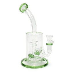 BONG DE CRISTAL 28CM BUBBLER DRUM CON PERCOLADOR