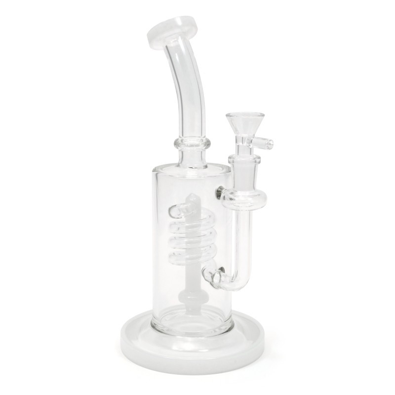 BONG DE CRISTAL 25CM BUBBLER DRUM CON PERCOLADOR ESPIRAL BONG DE CRISTAL 25CM BUBBLER DRUM CON PERCOLADOR ESPIRAL