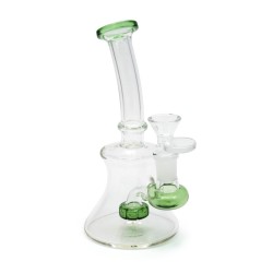 BONG DE CRISTAL 17CM BUBBLER CON PERCOLADOR