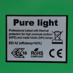 BALASTRO PURE LIGHT 600 W CERRADO V2 * BALASTROS ELECTROMAGNÉTICOS PURE FACTORY
